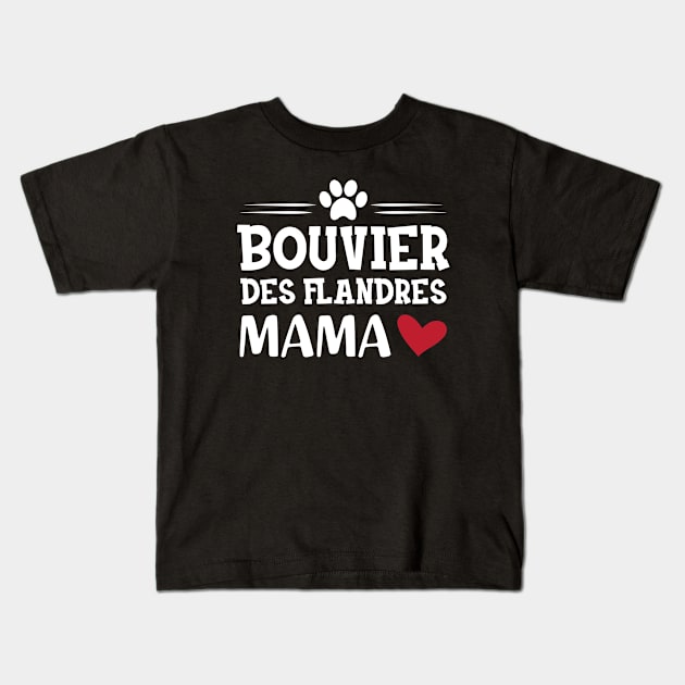 Bouvier des flandres mama Kids T-Shirt by KC Happy Shop